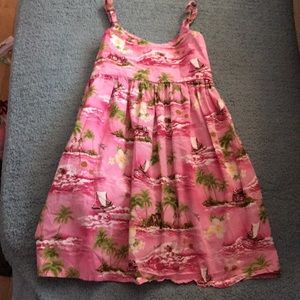 2-3 t pink Hawaii. Dress authentic made in USA